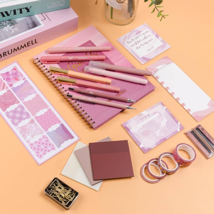 Mr. Pen Pink Bible Journaling Kit-Accessories-Mr. Pen-Shop with Bloom West Boutique, Women's Fashion Boutique, Located in Houma, Louisiana