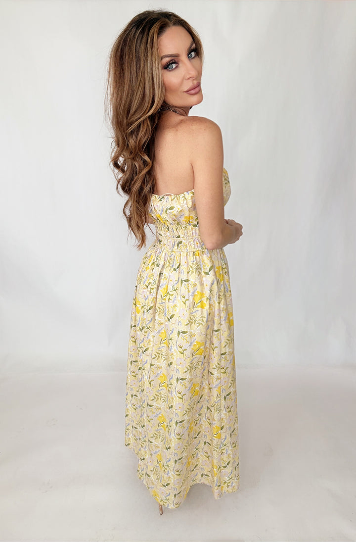 Limoncello Luxe Dress-Maxi Dresses-In February-Shop with Bloom West Boutique, Women's Fashion Boutique, Located in Houma, Louisiana