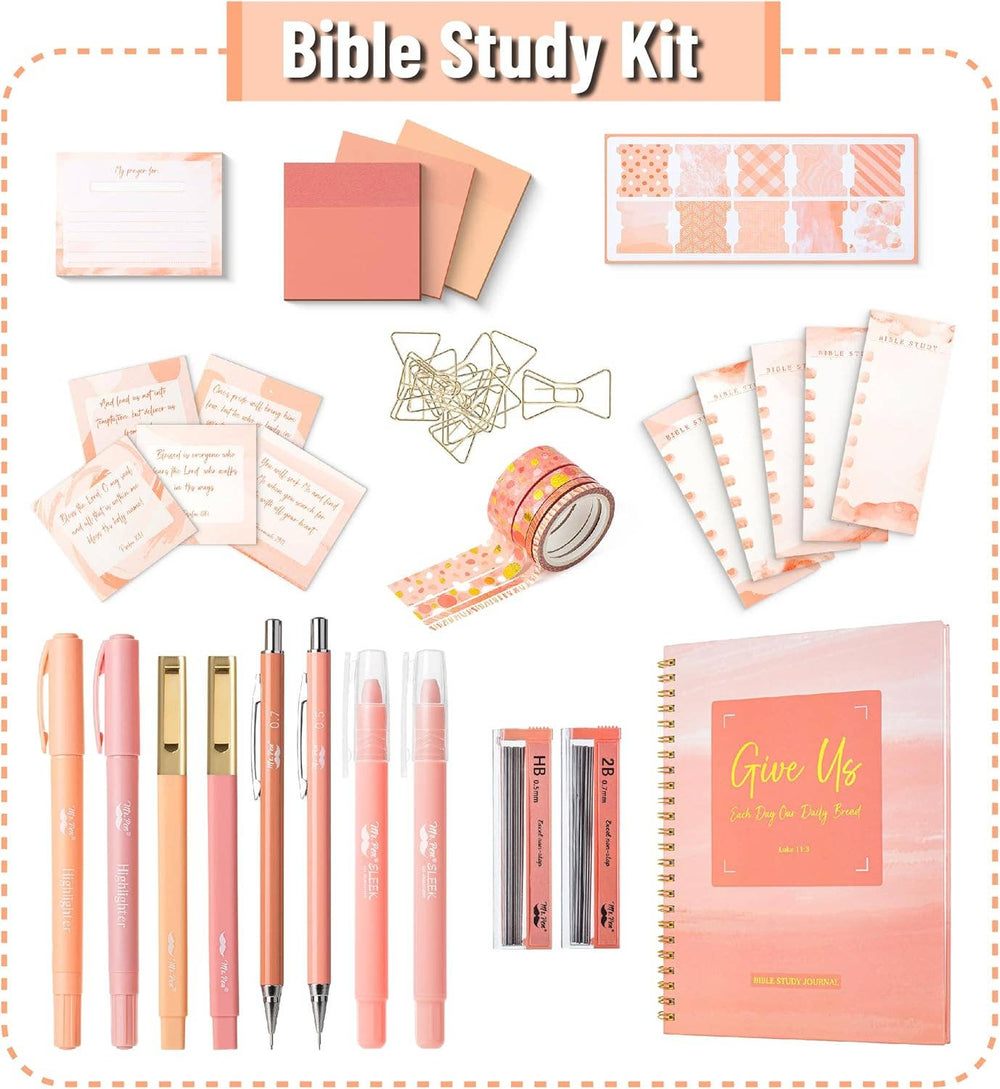 Sunset Blush Mr. Pen Bible Journaling Kit for Women-Accessories-Mr. Pen-Shop with Bloom West Boutique, Women's Fashion Boutique, Located in Houma, Louisiana