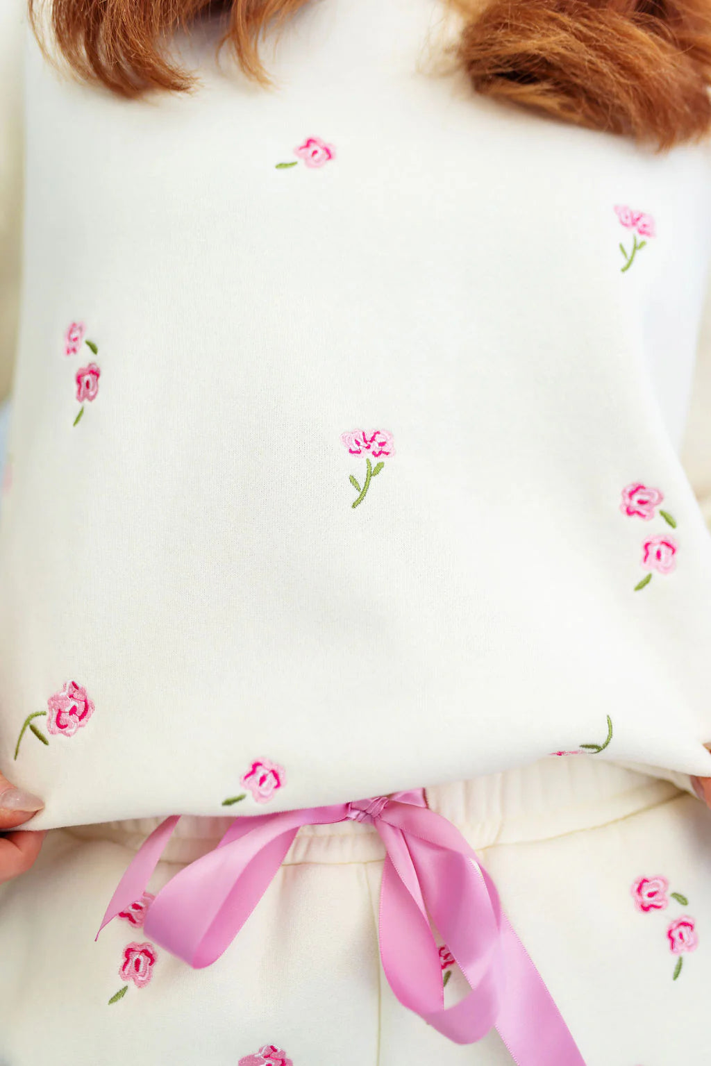 Briana Cannon Floral Fleece Hoodie