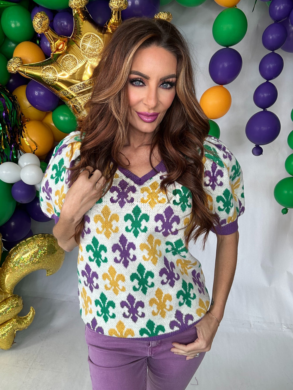 Krewe of Aquarius Top-Tops-Bibi-Shop with Bloom West Boutique, Women's Fashion Boutique, Located in Houma, Louisiana
