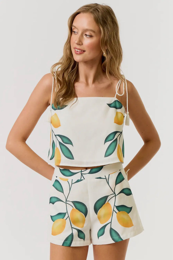 Lila Lemon Set-Two Piece Set-Blue Blush-Shop with Bloom West Boutique, Women's Fashion Boutique, Located in Houma, Louisiana