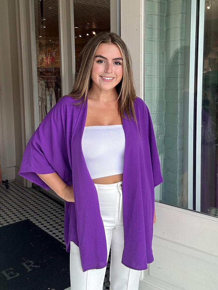 Katy Oversized Kimono-Kimonos-Adrienne-Shop with Bloom West Boutique, Women's Fashion Boutique, Located in Houma, Louisiana