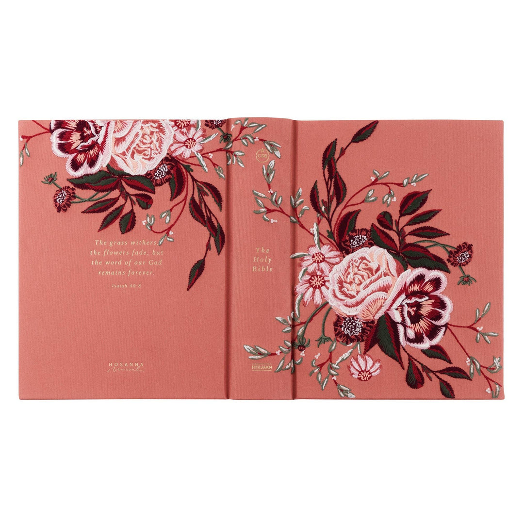 CSB Notetaking Bible: Rosedal Theme-Bibles & Devotionals-Hosanna Revival-Shop with Bloom West Boutique, Women's Fashion Boutique, Located in Houma, Louisiana
