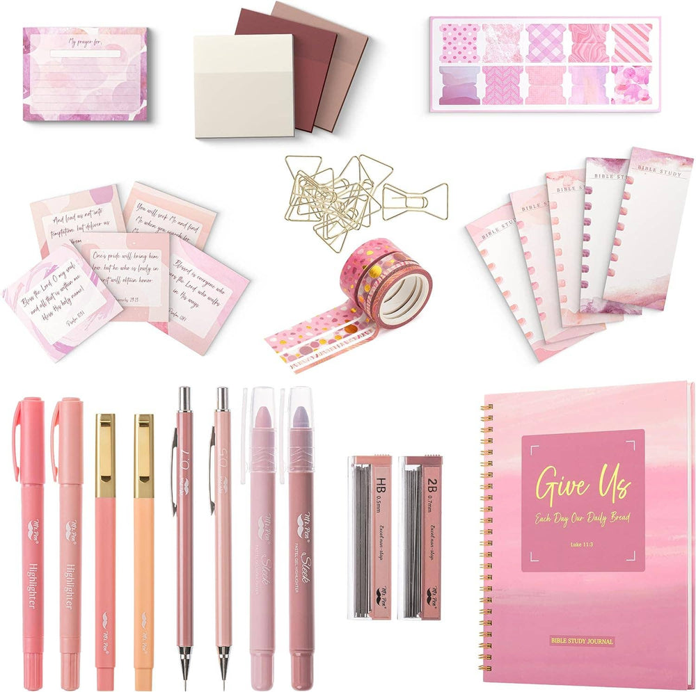 Mr. Pen Pink Bible Journaling Kit-Accessories-Mr. Pen-Shop with Bloom West Boutique, Women's Fashion Boutique, Located in Houma, Louisiana