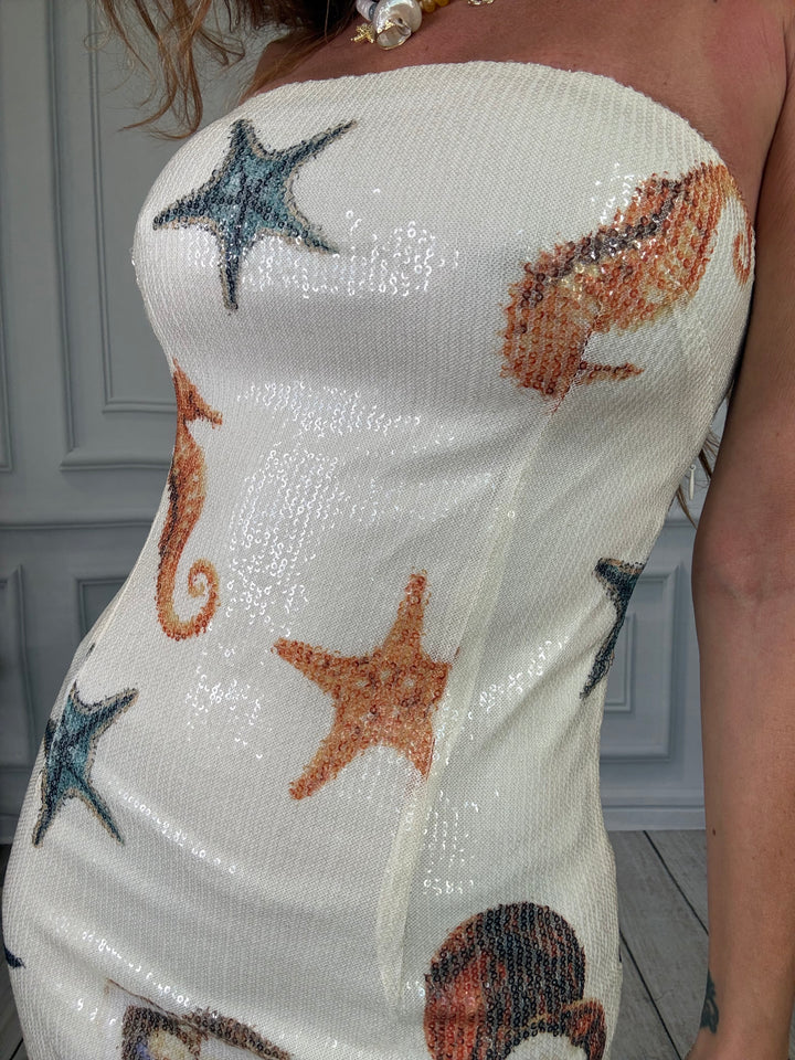 Opal Shores Sequin Mini Dress-Mini Dresses-Faire-Shop with Bloom West Boutique, Women&