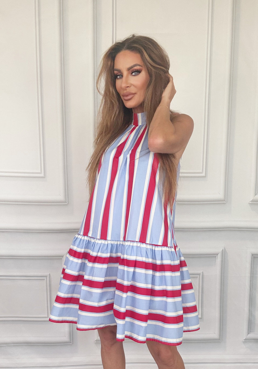 Firecracker Society Swing Dress-Dresses-Entro-Shop with Bloom West Boutique, Women&