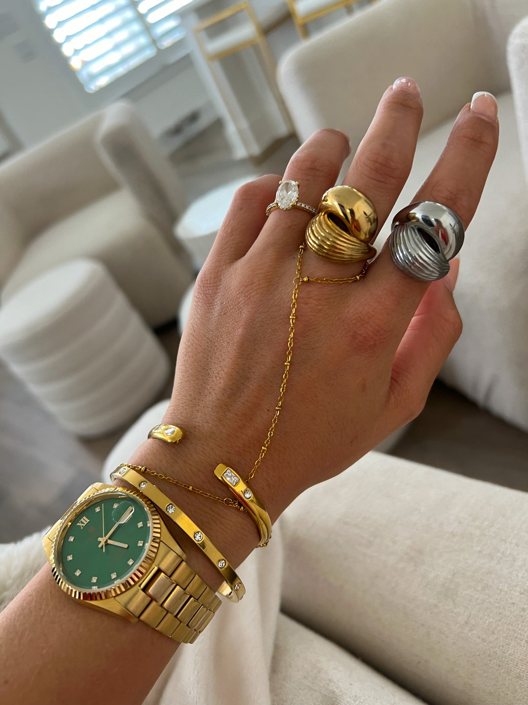 CHUNKY DOME RING-Ring-Chansuttpearls-Shop with Bloom West Boutique, Women&