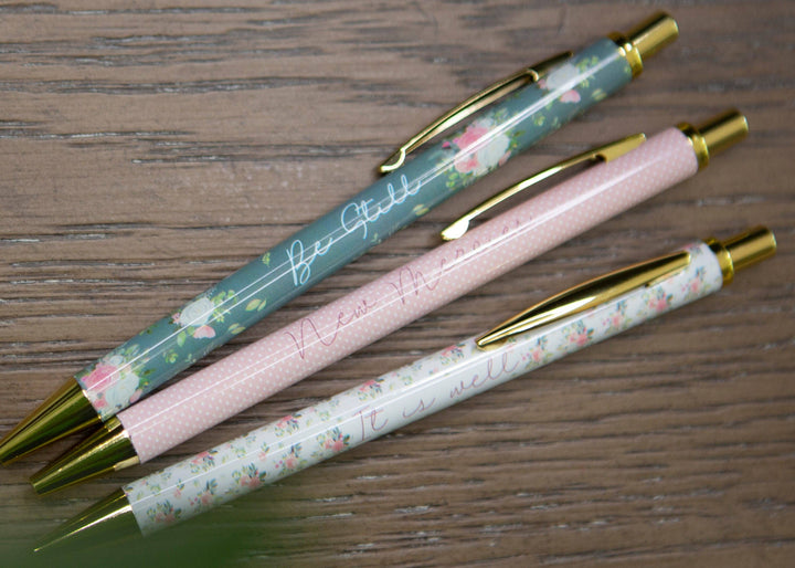 Be Still Bible Study Pens | Christian Pen Set-Accessories-Chosen & Cherished-Shop with Bloom West Boutique, Women's Fashion Boutique, Located in Houma, Louisiana