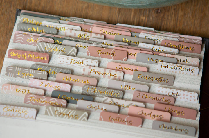 Bible Tabs | Neutral Bible Index Tabs-Accessories-Chosen & Cherished-Shop with Bloom West Boutique, Women's Fashion Boutique, Located in Houma, Louisiana