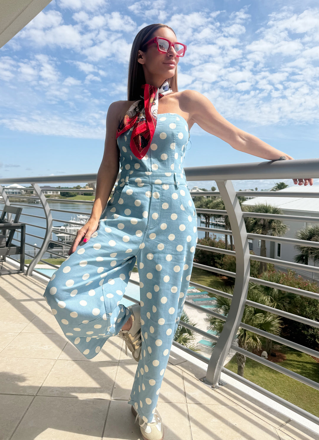 The Marais Dot Jumpsuit-Jumpsuits-LovLov-Shop with Bloom West Boutique, Women&
