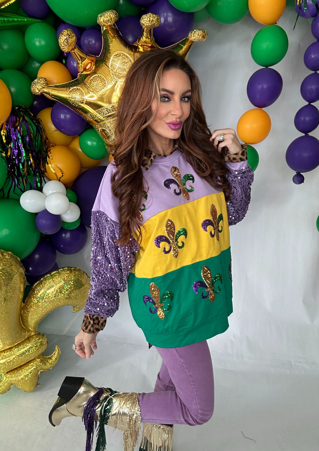 Krewe of Athena Top-Tops-Bibi-Shop with Bloom West Boutique, Women's Fashion Boutique, Located in Houma, Louisiana