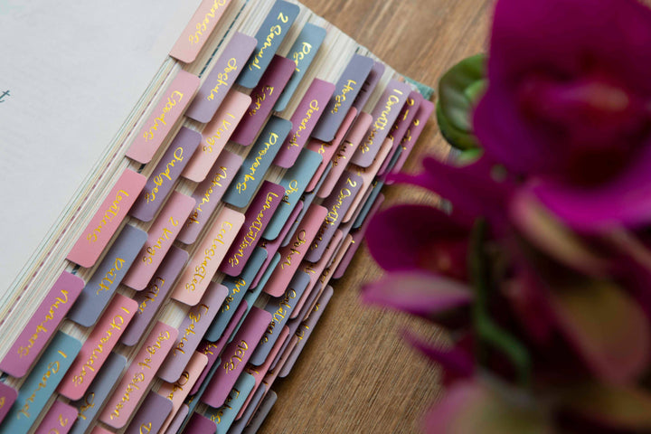 Ombre Bible Index Tabs | Colorful Bible Tabs-Accessories-Chosen & Cherished-Shop with Bloom West Boutique, Women's Fashion Boutique, Located in Houma, Louisiana