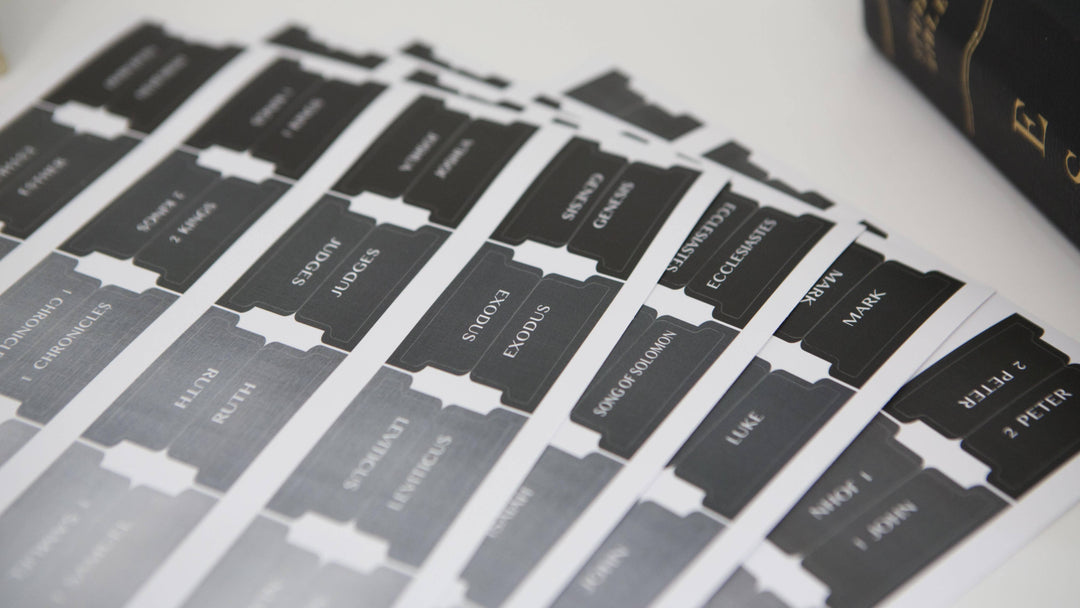 Bible Tabs | Bible Index Tabs for Men-Chosen & Cherished-Shop with Bloom West Boutique, Women's Fashion Boutique, Located in Houma, Louisiana