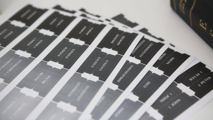 Bible Tabs | Bible Index Tabs for Men-Chosen & Cherished-Shop with Bloom West Boutique, Women's Fashion Boutique, Located in Houma, Louisiana