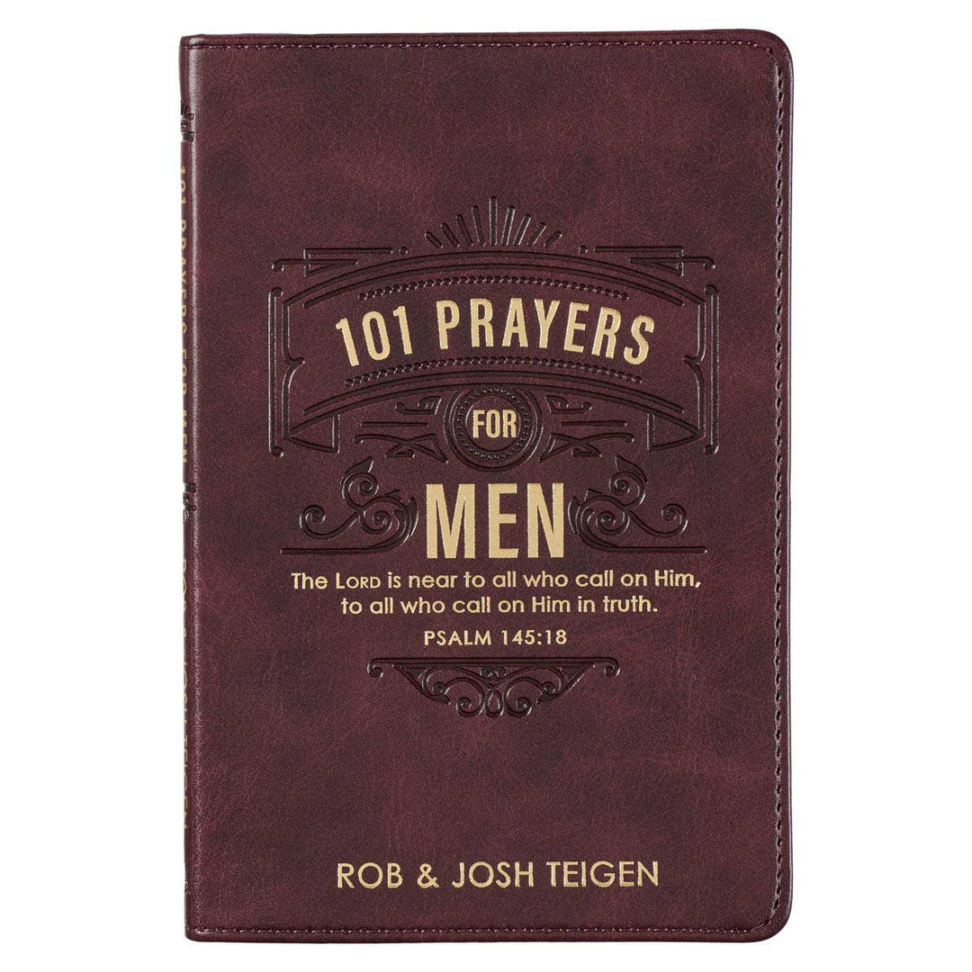 101 Prayers for Men Faux Leather-Christian Art Gifts-Shop with Bloom West Boutique, Women's Fashion Boutique, Located in Houma, Louisiana