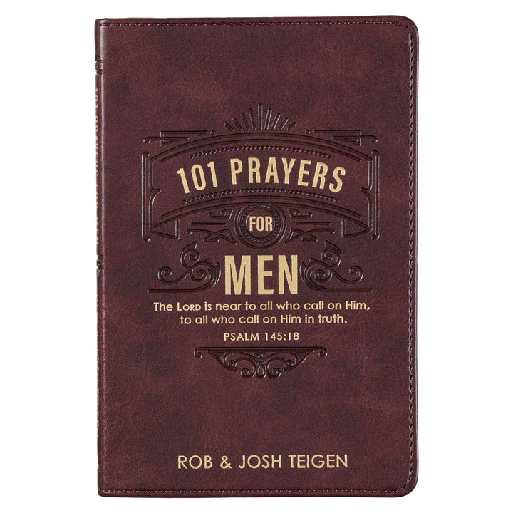 101 Prayers for Men Faux Leather-Christian Art Gifts-Shop with Bloom West Boutique, Women's Fashion Boutique, Located in Houma, Louisiana