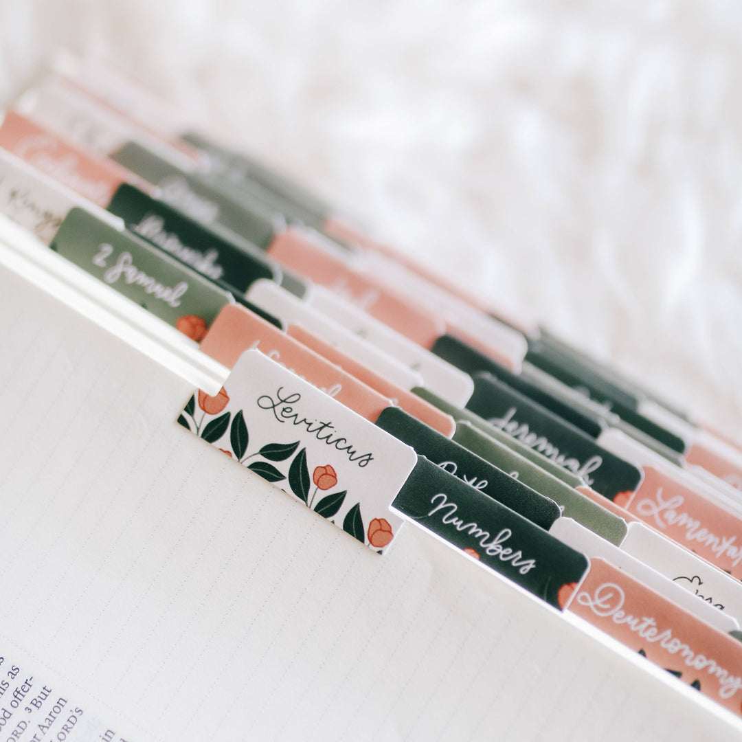 Garden Floral Bible Tabs-The Daily Grace Co-Shop with Bloom West Boutique, Women's Fashion Boutique, Located in Houma, Louisiana