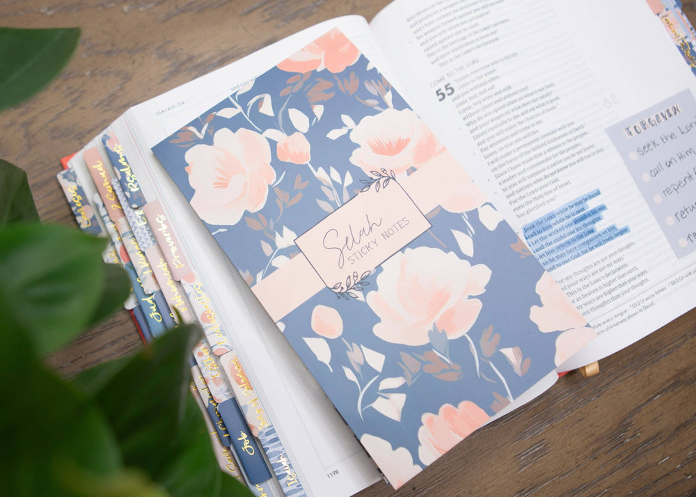Selah Sticky Notes for Bible Study-Bible Accessories-Chosen & Cherished-Shop with Bloom West Boutique, Women's Fashion Boutique, Located in Houma, Louisiana
