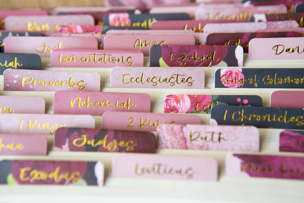 Floral Bible Tabs | Bible Book Tabs-Accessories-Chosen & Cherished-Shop with Bloom West Boutique, Women's Fashion Boutique, Located in Houma, Louisiana