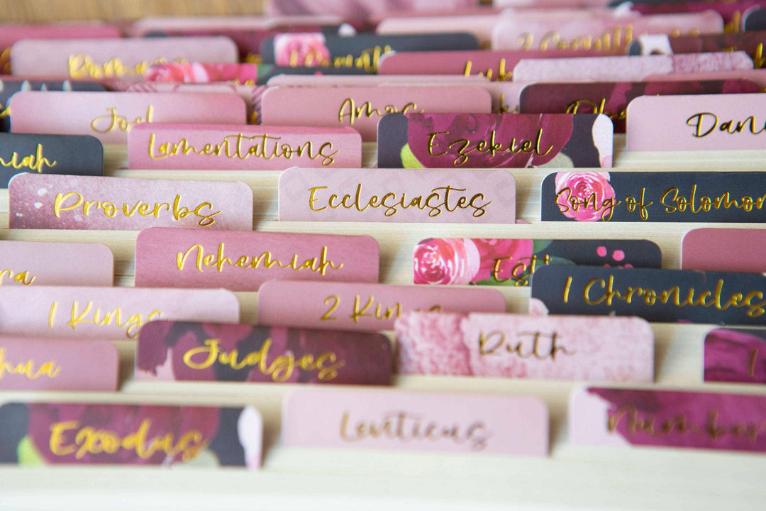 Floral Bible Tabs | Bible Book Tabs-Accessories-Chosen & Cherished-Shop with Bloom West Boutique, Women's Fashion Boutique, Located in Houma, Louisiana