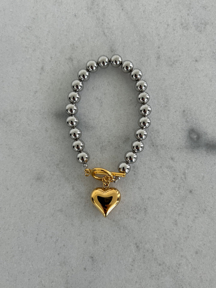GLAM HEART BRACELET-Chansuttpearls-Shop with Bloom West Boutique, Women&