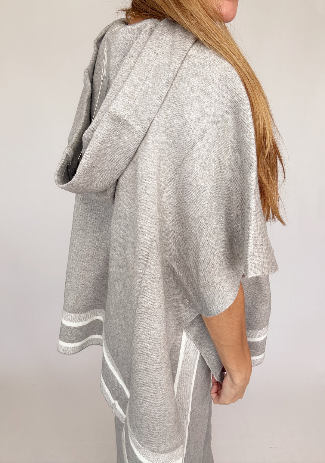 Luxe Leisure Hoodie Grey-Tops-She+Sky-Shop with Bloom West Boutique, Women's Fashion Boutique, Located in Houma, Louisiana