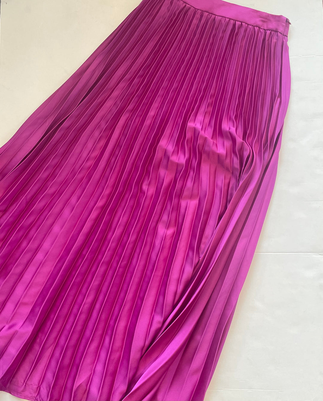 Solid Satin Fully Pleated Maxi Skirt-Skirts-Bloom West Boutique-Shop with Bloom West Boutique, Women's Fashion Boutique, Located in Houma, Louisiana