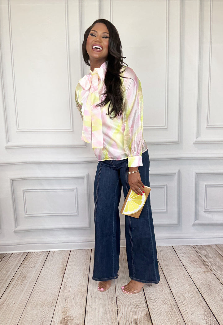 Brianna Cannon The Fifth Avenue Bow Blouse