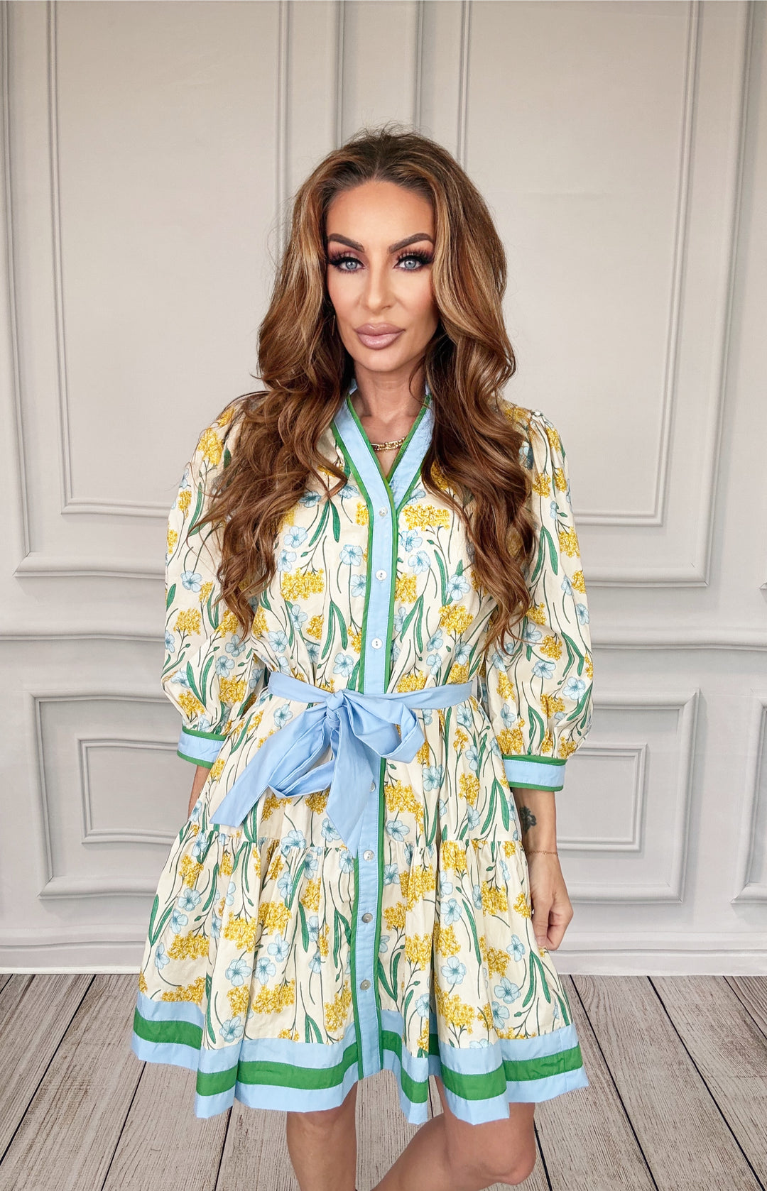 Marigold Mornings Dress-Dresses-Entro-Shop with Bloom West Boutique, Women&