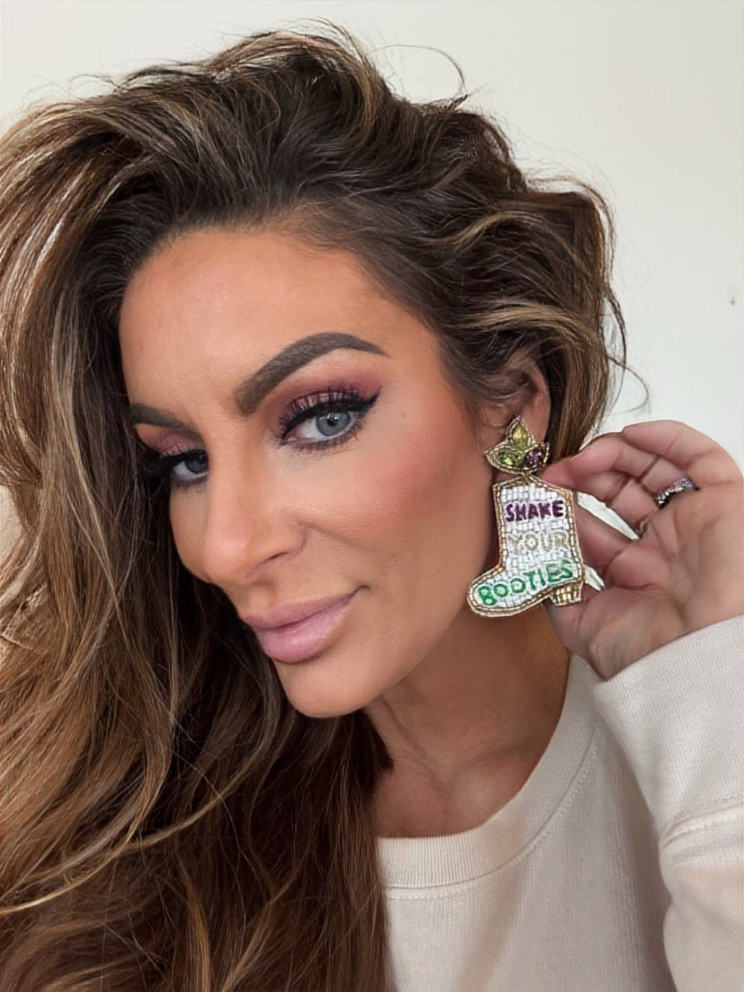 Shake Your Booties Earrings-Earrings-La Luna Belle LLC-Shop with Bloom West Boutique, Women's Fashion Boutique, Located in Houma, Louisiana