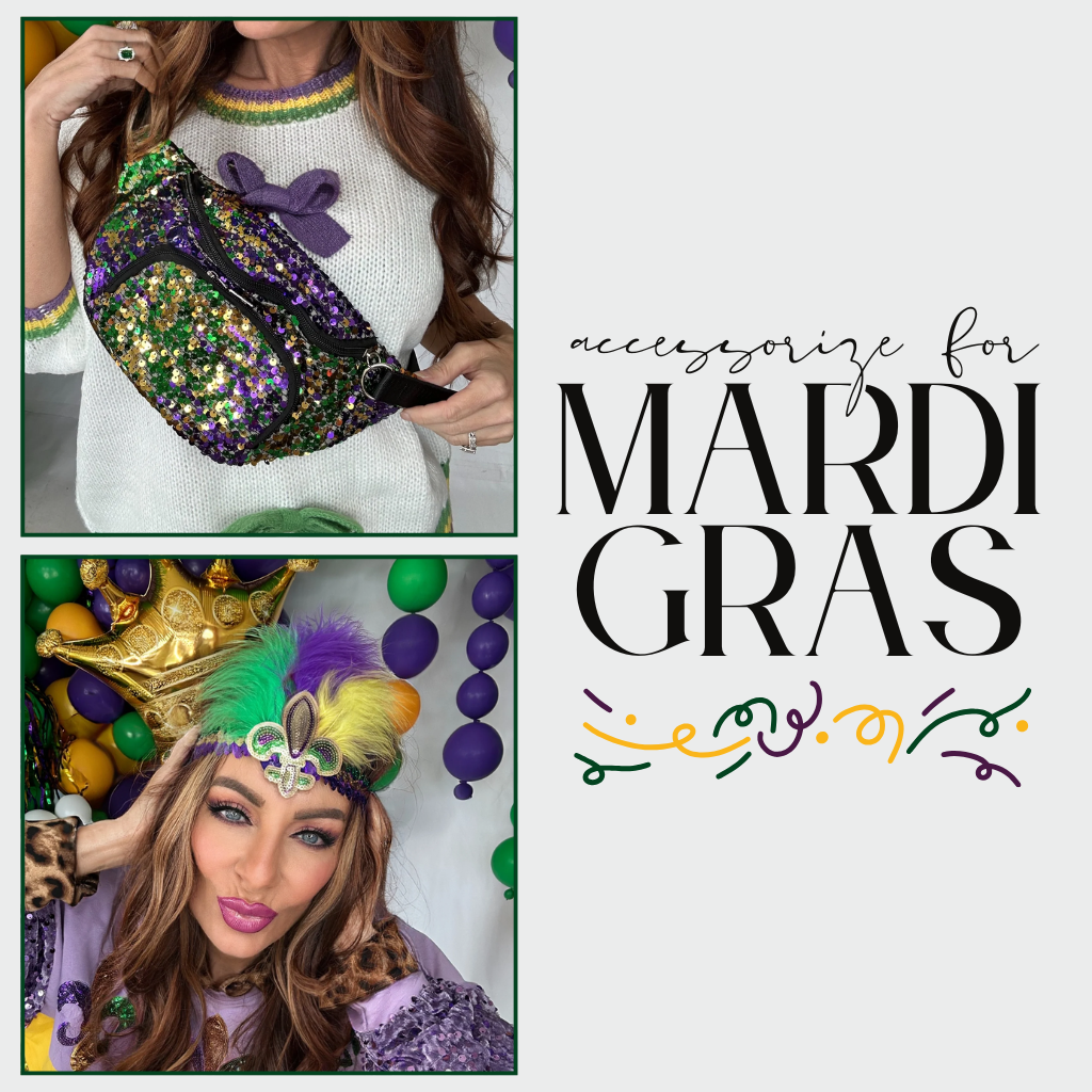 Accessorize for Mardi Gras | Bloom West Boutique | Houma, LA
