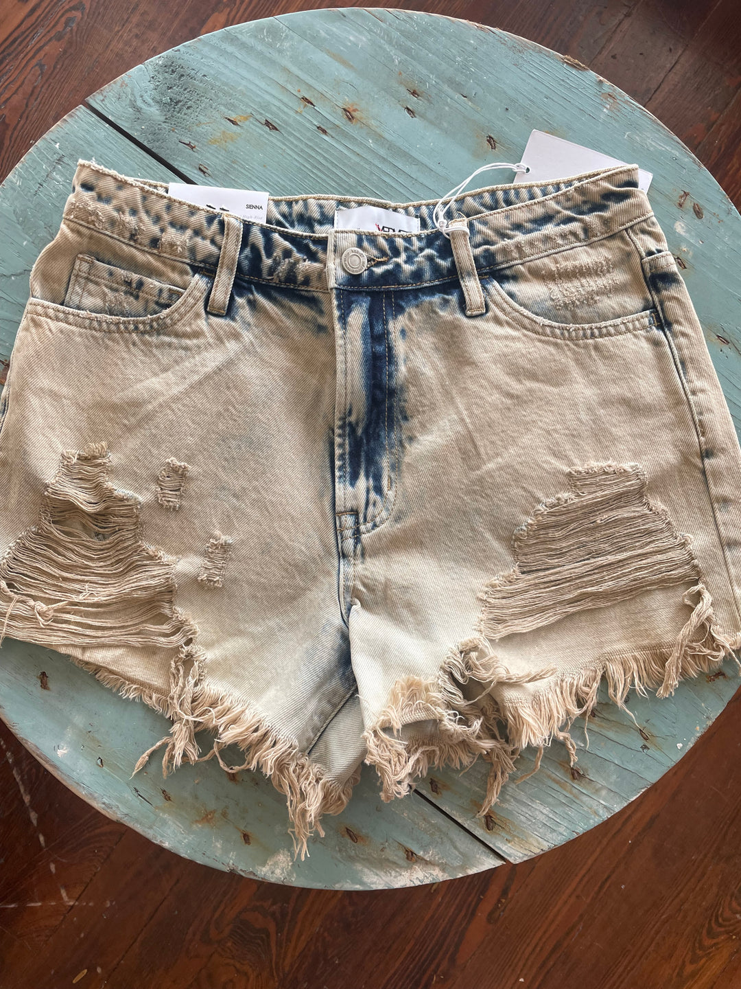 Sienna Super High Rise Vintage Shorts-Shorts-vervet-Shop with Bloom West Boutique, Women's Fashion Boutique, Located in Houma, Louisiana