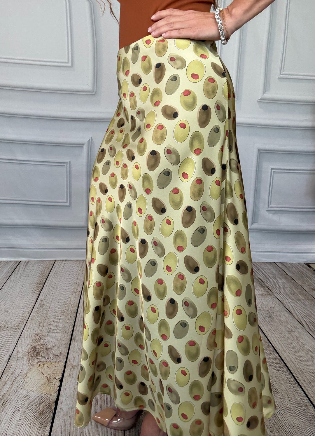 The Olive Grove Midi Skirt-Midi skirt-Jade by Jane-Shop with Bloom West Boutique, Women&