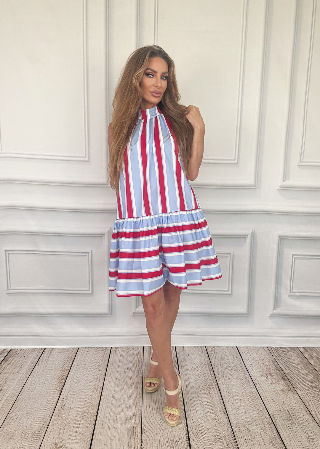 Firecracker Society Swing Dress-Dresses-Entro-Shop with Bloom West Boutique, Women&