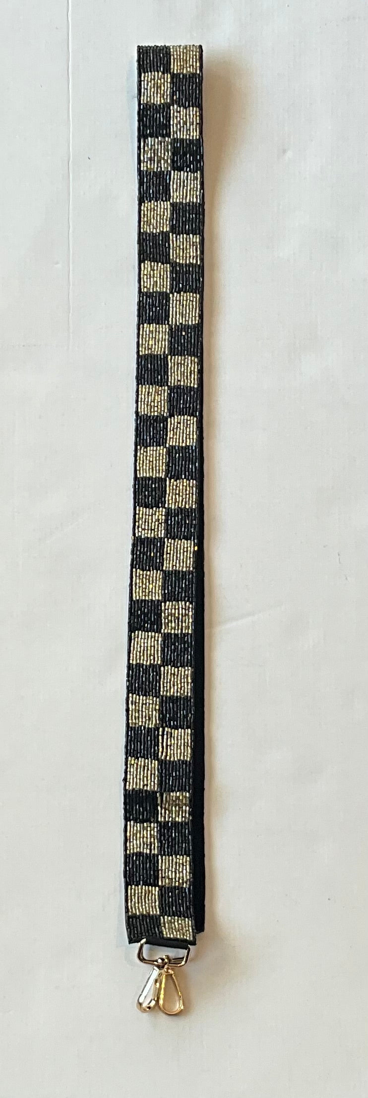 Checkered Gold/Black Strap-Straps-Treasure Jewels-Shop with Bloom West Boutique, Women's Fashion Boutique, Located in Houma, Louisiana
