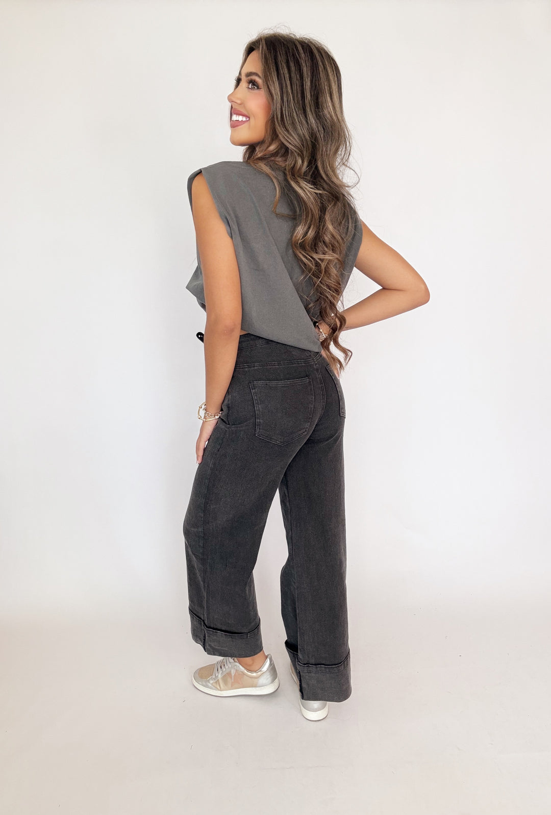 Rowena Black Jeans-Pants-Entro-Shop with Bloom West Boutique, Women's Fashion Boutique, Located in Houma, Louisiana
