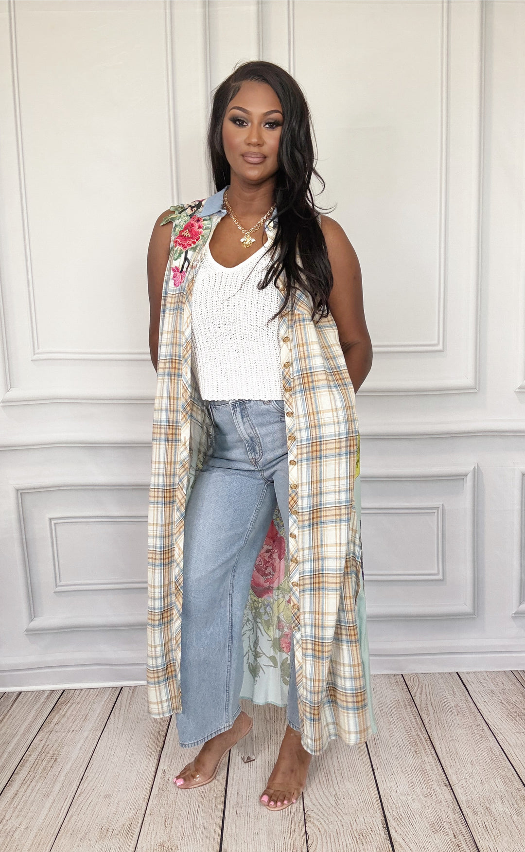 You Are a Beauty Duster-Cardigans-Aratta-Shop with Bloom West Boutique, Women&