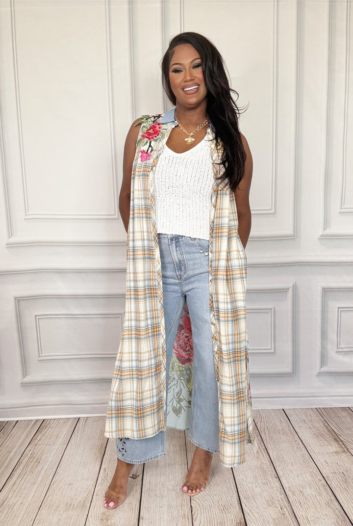 You Are a Beauty Duster-Cardigans-Aratta-Shop with Bloom West Boutique, Women&