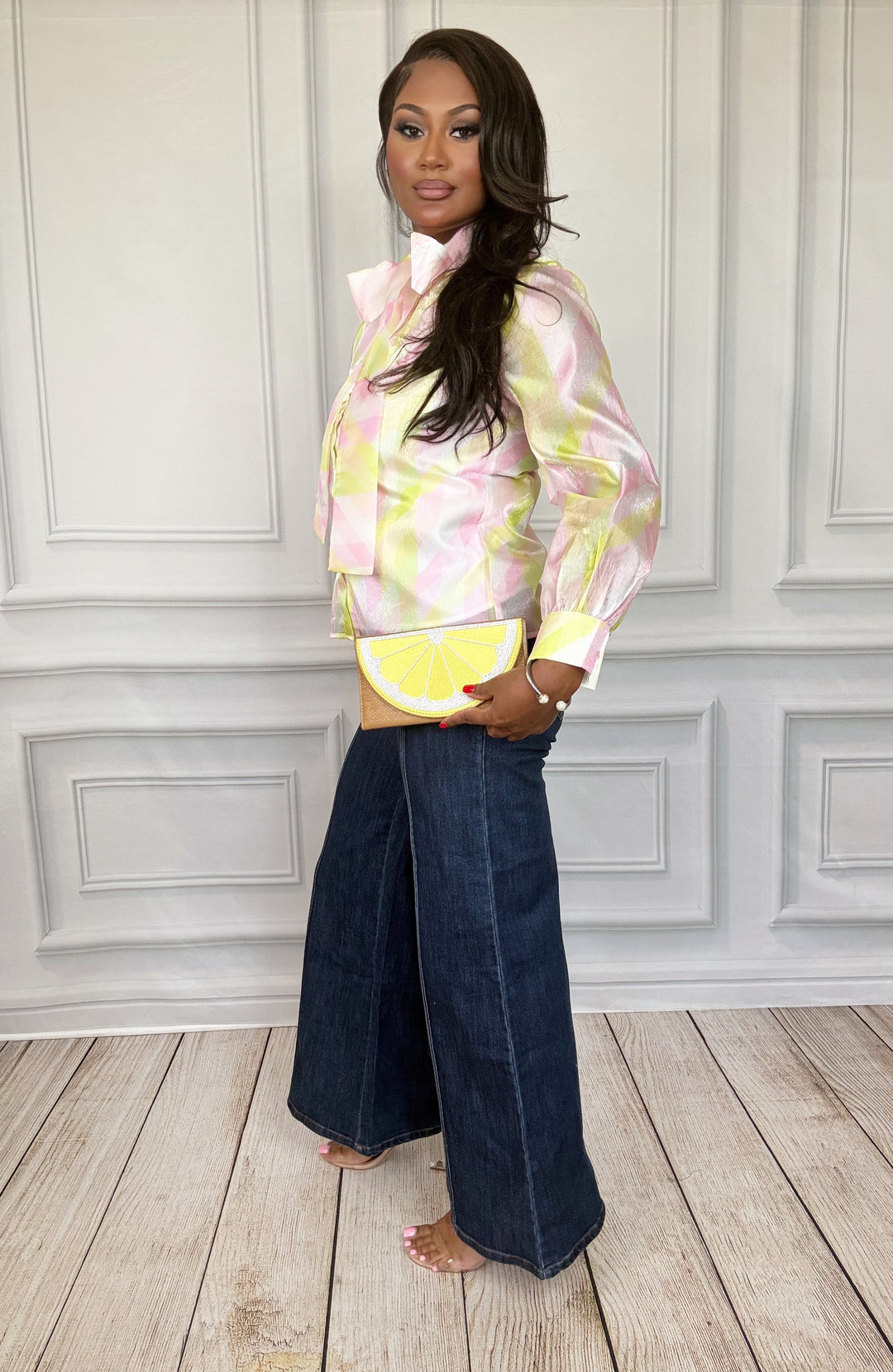 Brianna Cannon The Fifth Avenue Bow Blouse