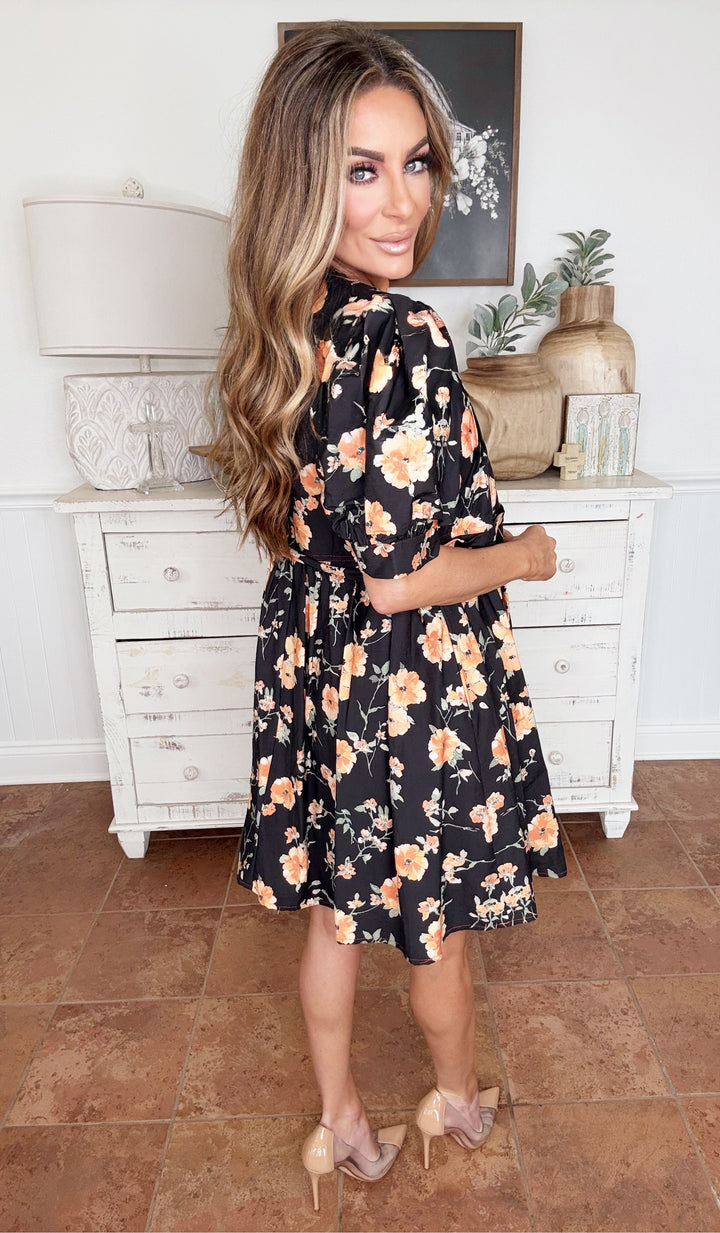 The Sunset Bloom Dress-Dresses-Entro-Shop with Bloom West Boutique, Women's Fashion Boutique, Located in Houma, Louisiana