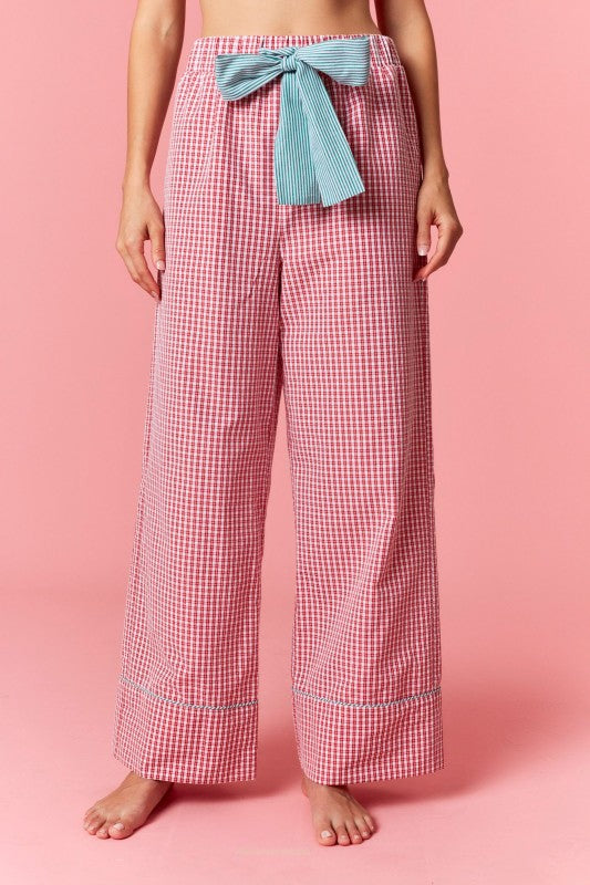 The Yuletide Bow Set-Pajamas-Peach Love-Shop with Bloom West Boutique, Women's Fashion Boutique, Located in Houma, Louisiana