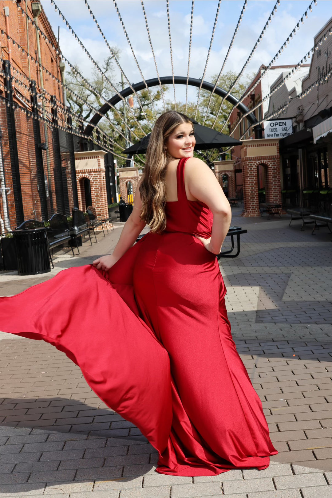 Sienna One Shoulder Satin Gown-Formal Gowns-17 young dress-Shop with Bloom West Boutique, Women's Fashion Boutique, Located in Houma, Louisiana