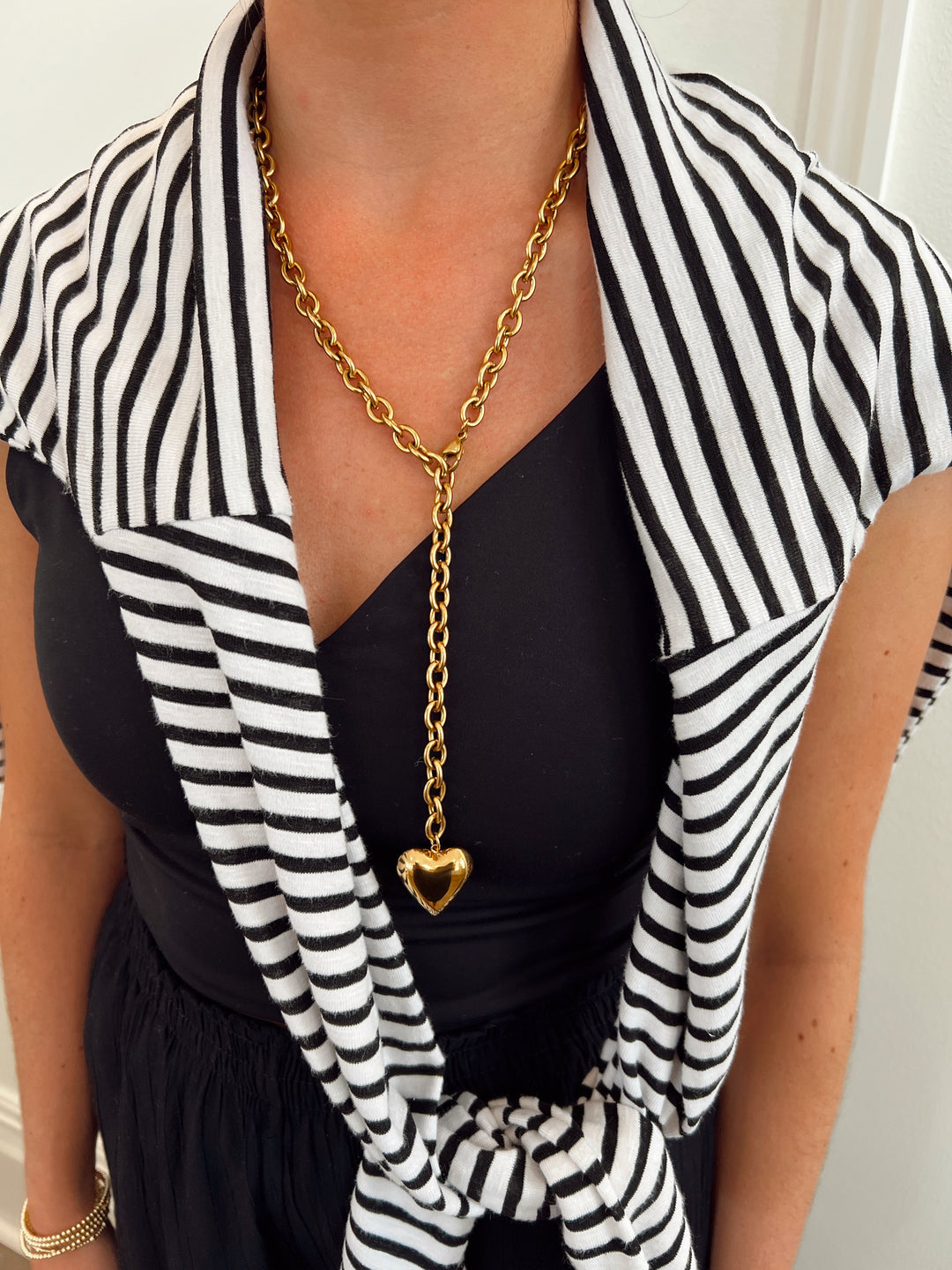 XL HEART NECKLACE-Chansuttpearls-Shop with Bloom West Boutique, Women&