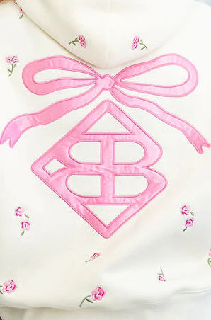 Briana Cannon Floral Fleece Hoodie