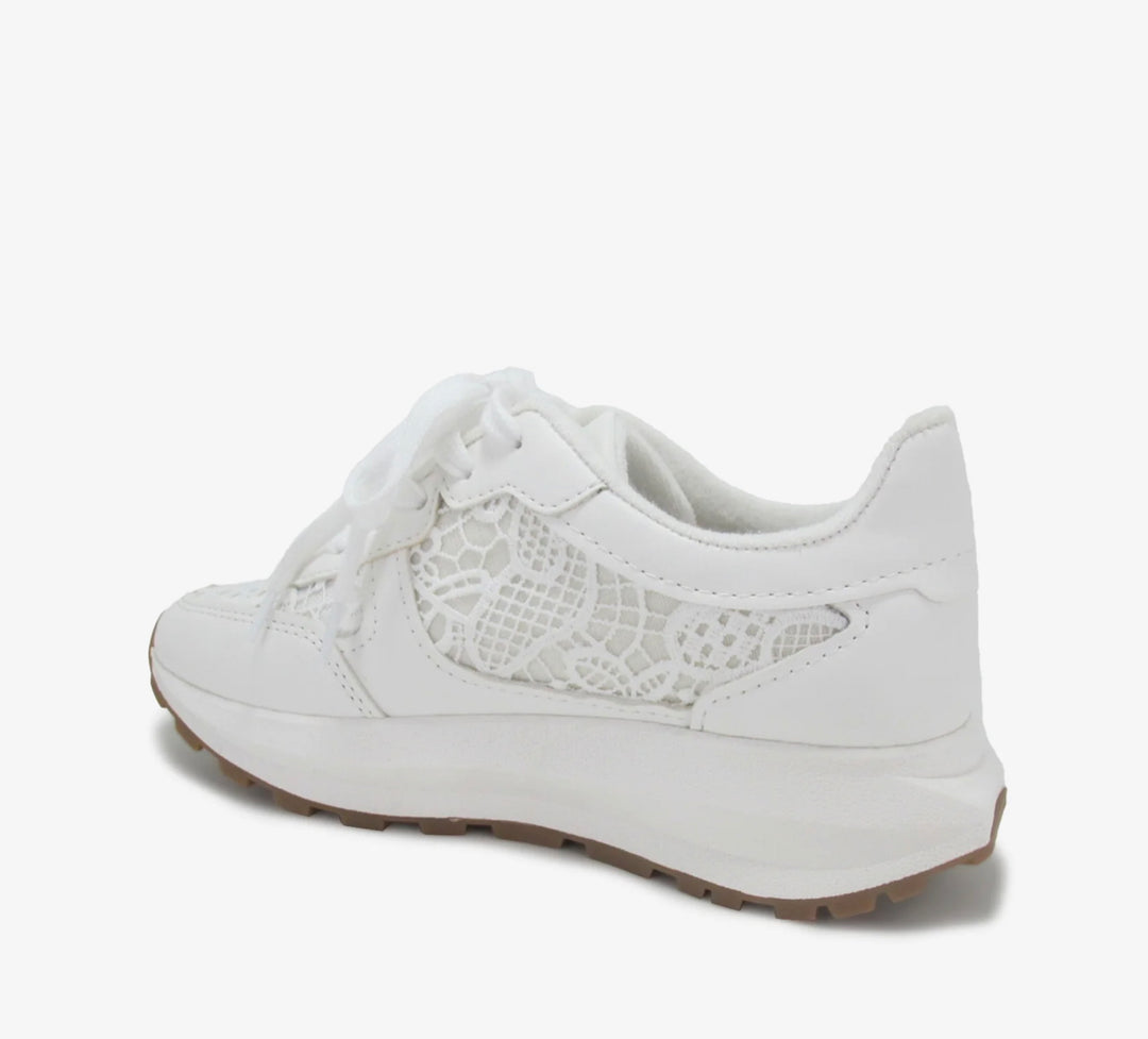 Watson White Lace Crochet Tennis Shoes-tennis shoes-Jellypop-Shop with Bloom West Boutique, Women's Fashion Boutique, Located in Houma, Louisiana