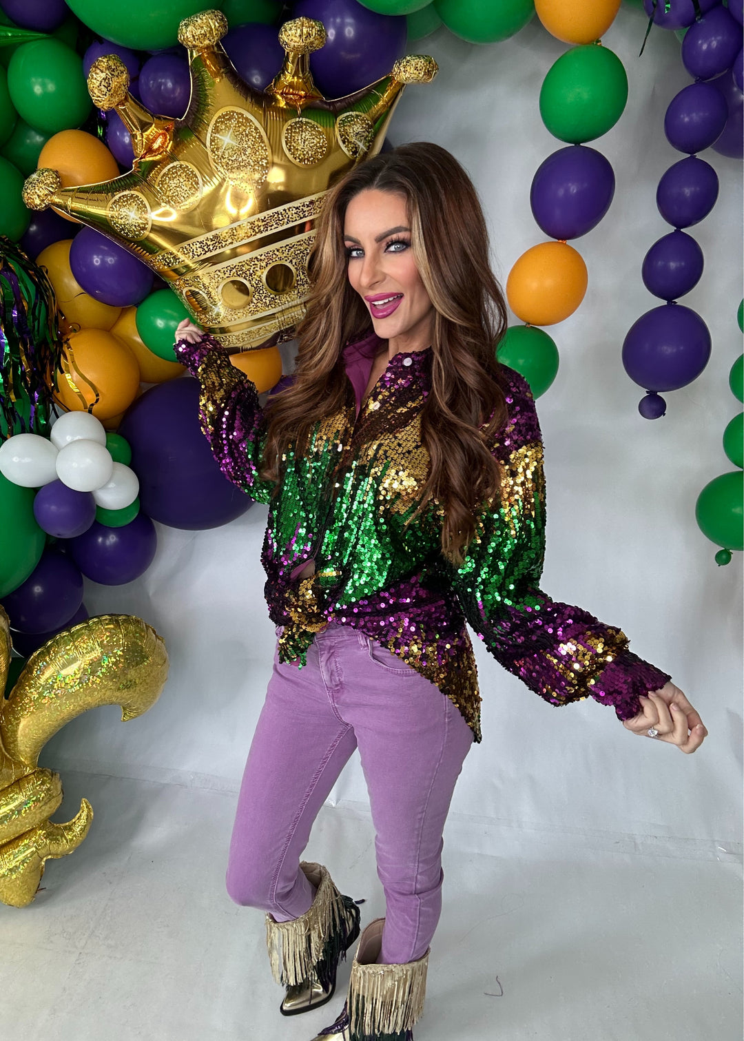 Krewe of Muses Top-Tops-Bibi-Shop with Bloom West Boutique, Women's Fashion Boutique, Located in Houma, Louisiana