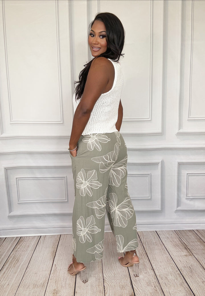 Amalfi Bloom Pants-Pants-Allie Rose-Shop with Bloom West Boutique, Women&