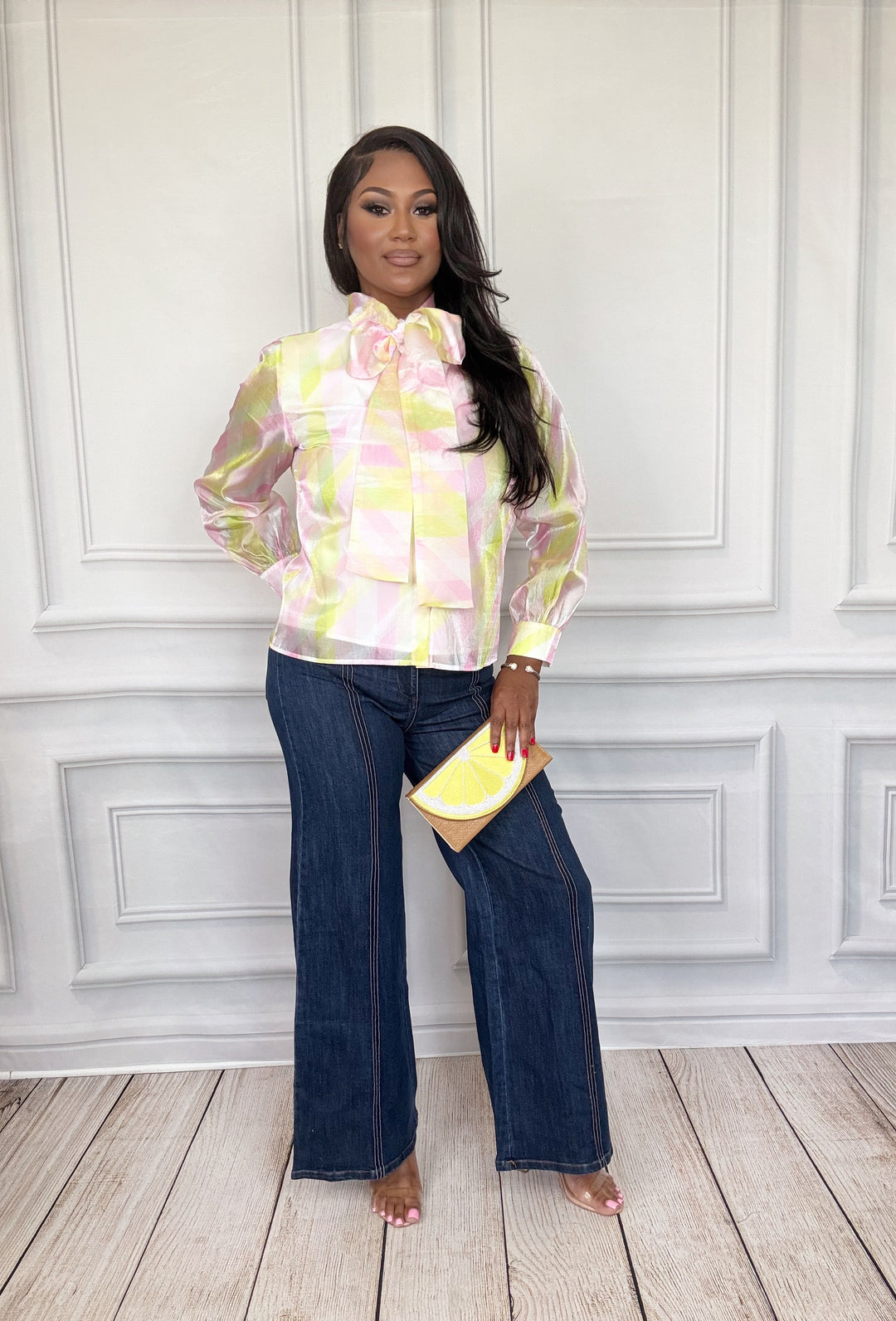 Brianna Cannon The Fifth Avenue Bow Blouse