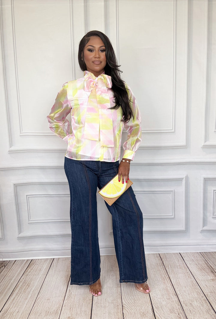 Brianna Cannon The Fifth Avenue Bow Blouse